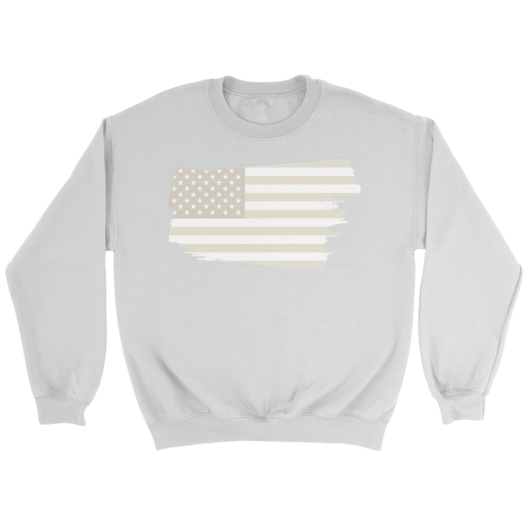 Tattered White Flag Unisex Crewneck