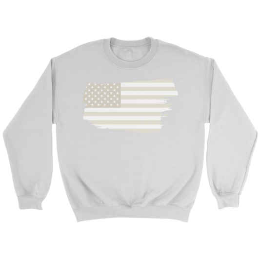 Tattered White Flag Unisex Crewneck