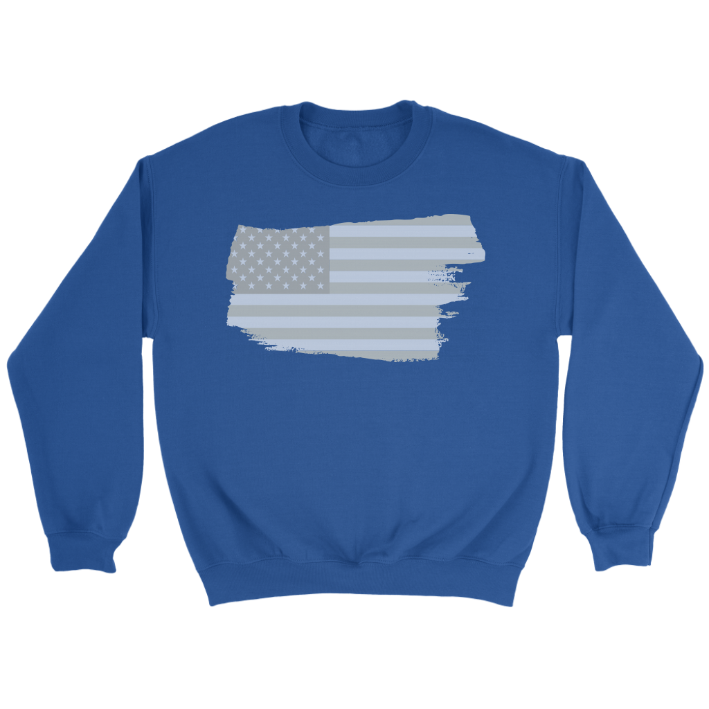 Tattered White Flag Unisex Crewneck