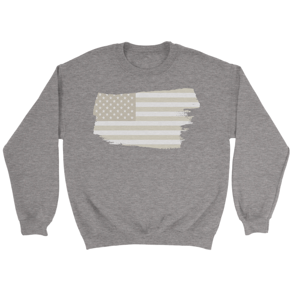 Tattered White Flag Unisex Crewneck