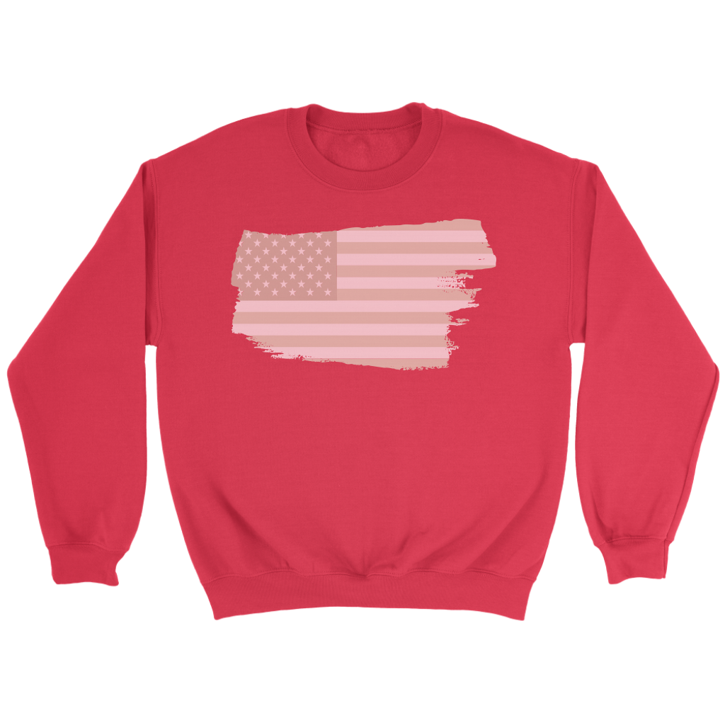 Tattered White Flag Unisex Crewneck